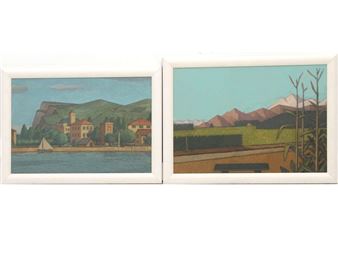 Bardolino en Landschap bij Igis - Hans Vogelpoel