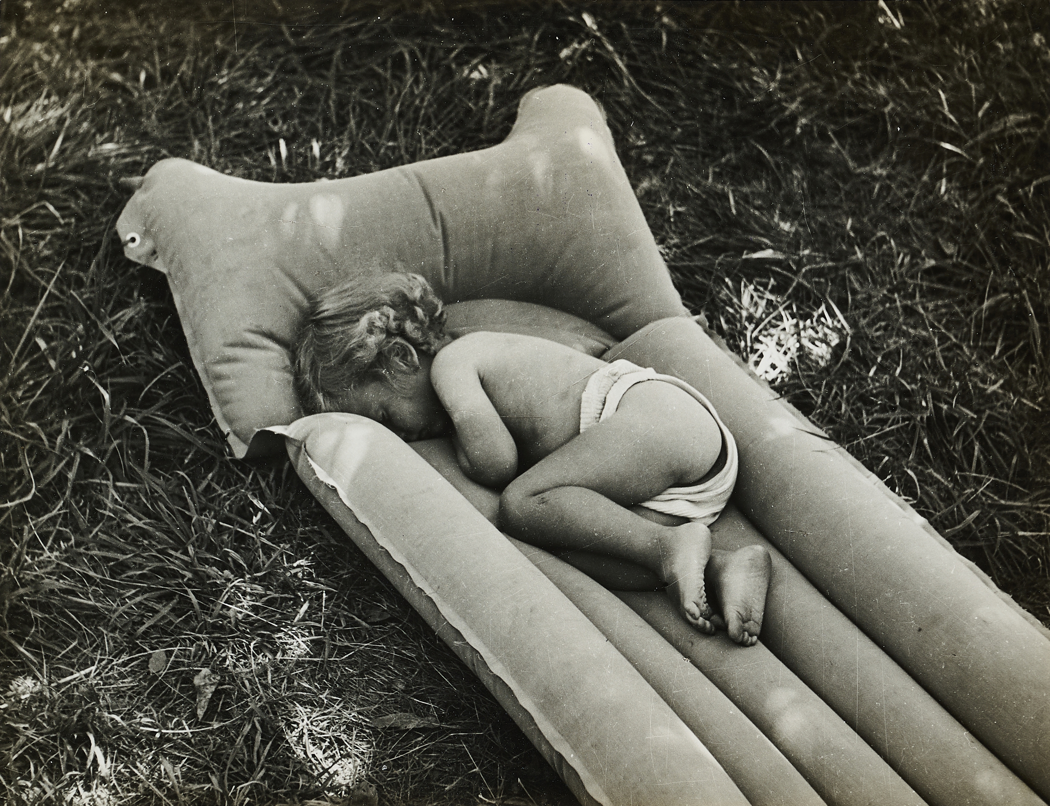 Artwork by Robert Doisneau, Child Sleeping., Made of Gelatin silver print