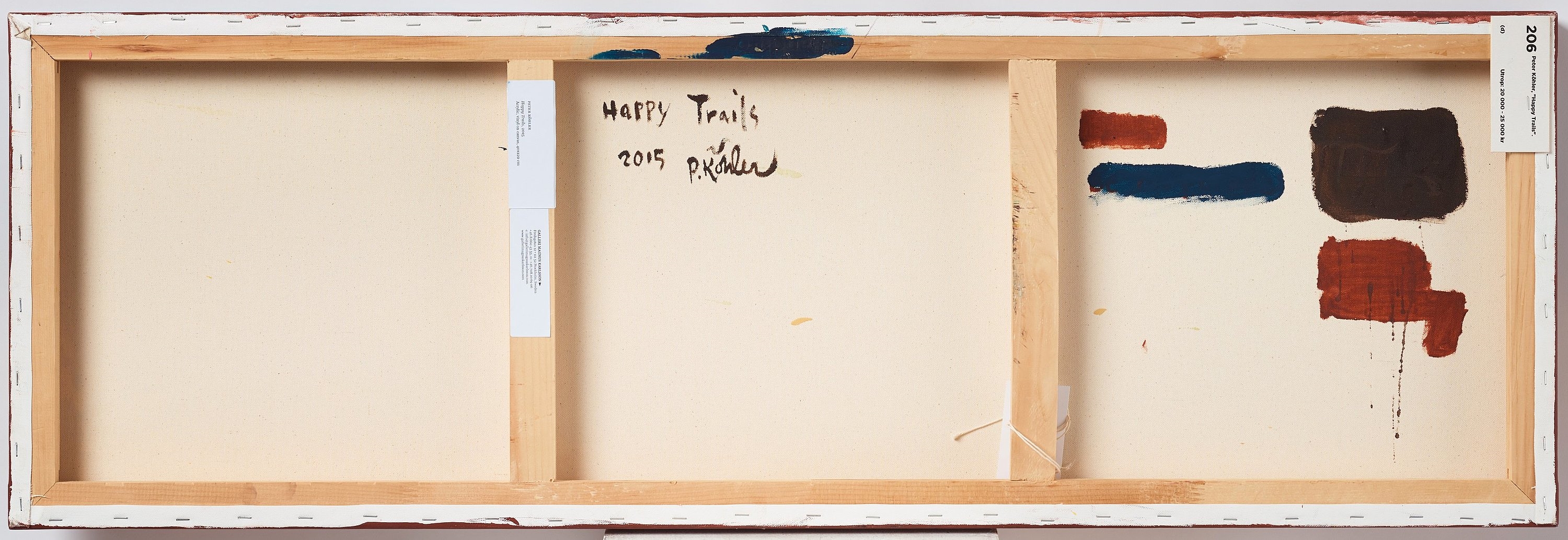 Artwork by Peter Köhler, "Happy Trails", Made of Canvas