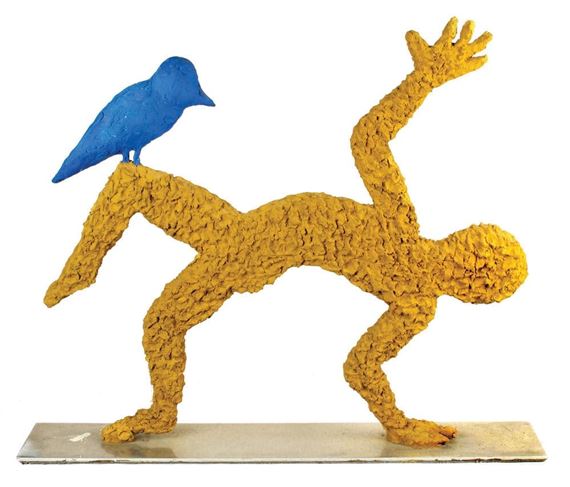 An Acrobat and a Bird by Zadok Ben-David