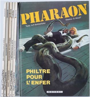 Philtre pour l'enfer, Le cerveau de glace, L'incarnation de Seth, Promenade des solitudes, Dossiers anti, Des ombres sur le sable - Daniel Hulet