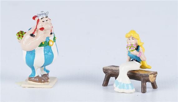 Statue, Astérix - Statuette Leblon-Delienne - Panoramix De Bonne Humeur 16 Cm Resine