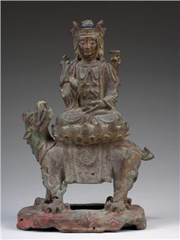 STATUETTE DE BODHISATTVA EN BRONZE, Chine, dynastie Ming, XVIIème siècle - Ming Dynasty, 17th Century