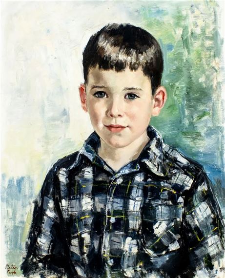 Peter Cook | Portrait of Boy | MutualArt