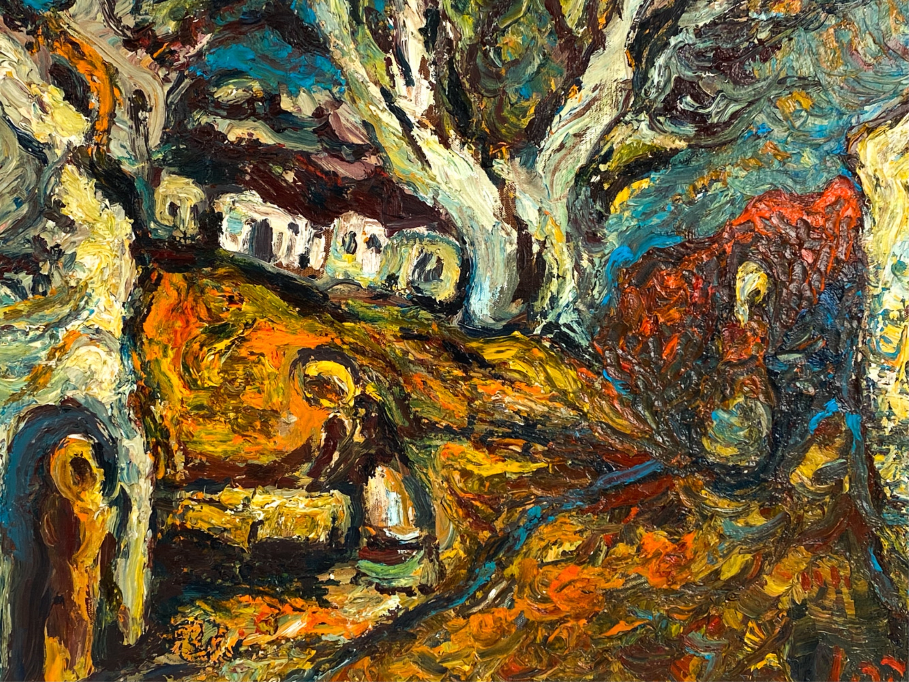 Israeli School, 20th Century | MID-CENTURY ISRAELI LANDSCAPE WITH ...