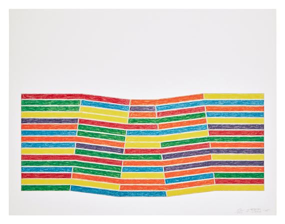 Furg by Frank Stella, Executed in 1975