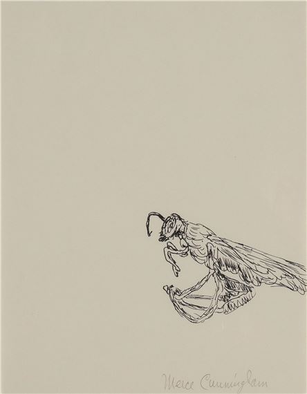 Untitled by Merce Cunningham, Executed in 1980