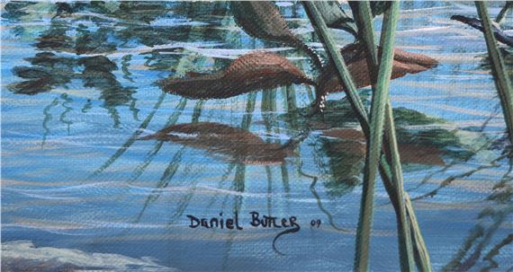 Daniel Butler | DANIEL BUTLER OIL ON CANVAS FLORIDA WETLAND SCENE (2009 ...