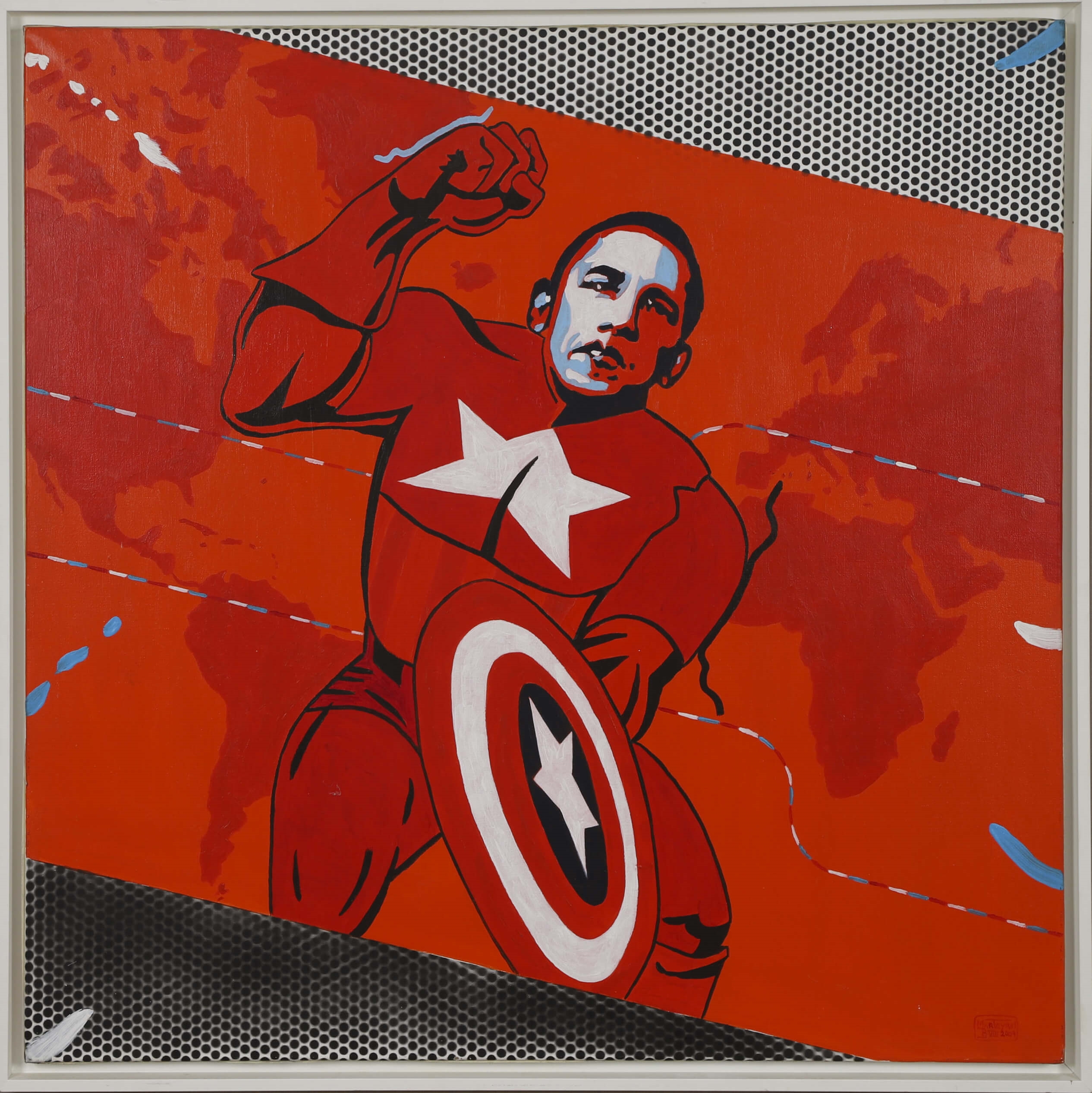 Bernard Morteyrol | Captain Obama (2009) | MutualArt