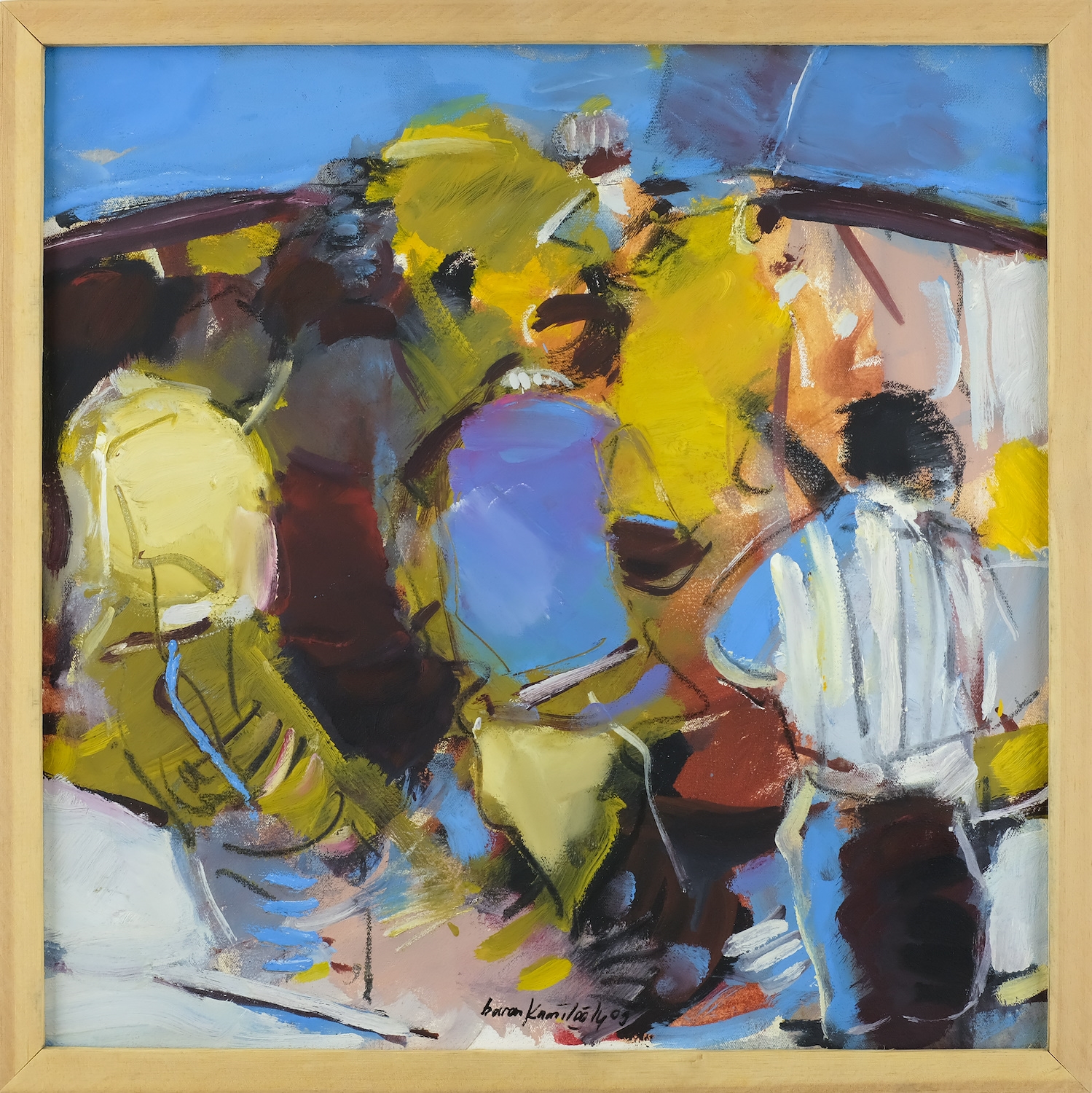 Artwork by Baran Kamiloğlu, Untitled, Made of oil on canvas