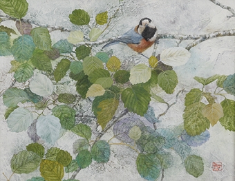 Artwork by Kazuya Ogawa, variedtit, Made of acrylic on canvas mounted on panel