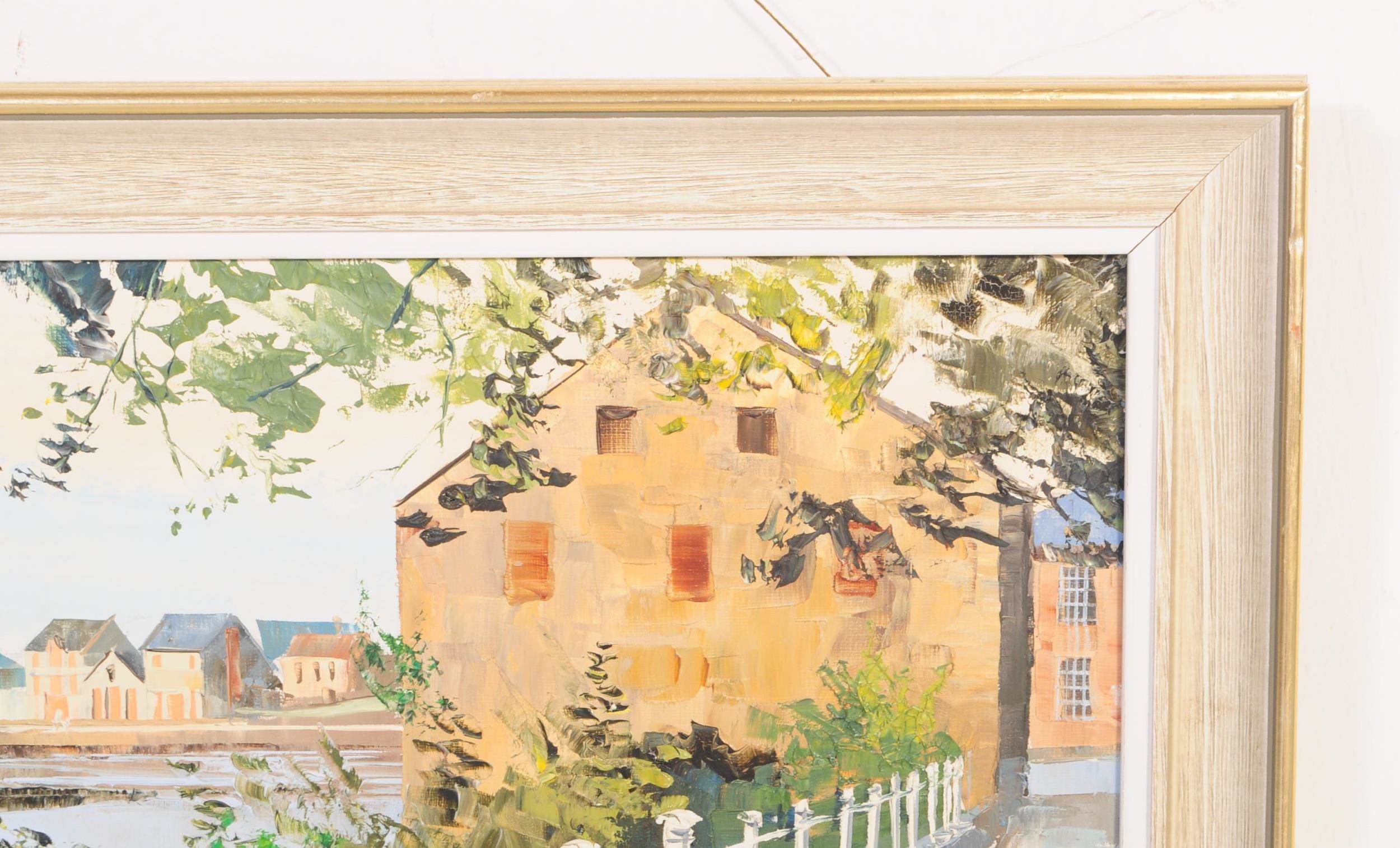 Harley Crossley HARLEY CROSSLEY PALETTE KNIFE OIL ON BOARD PAINTING