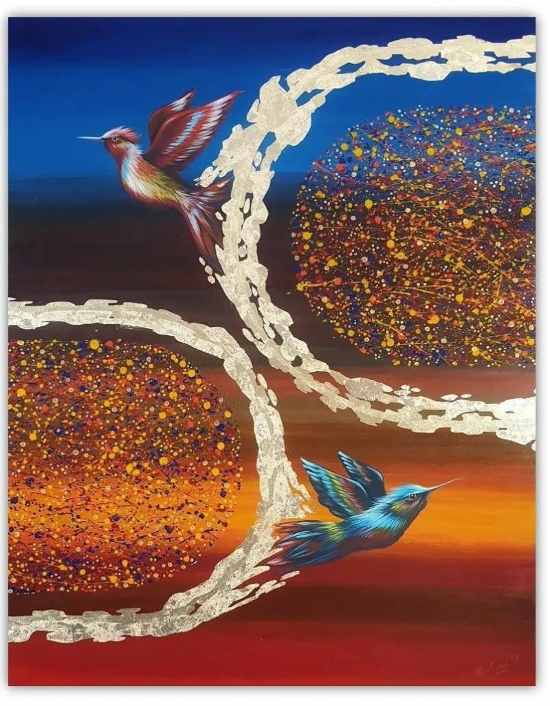 Artwork by Oksana Malanij, Start, Made of Acrylic, Canvas,