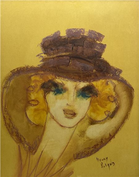 Henry Roland | Lady in a Hat | MutualArt