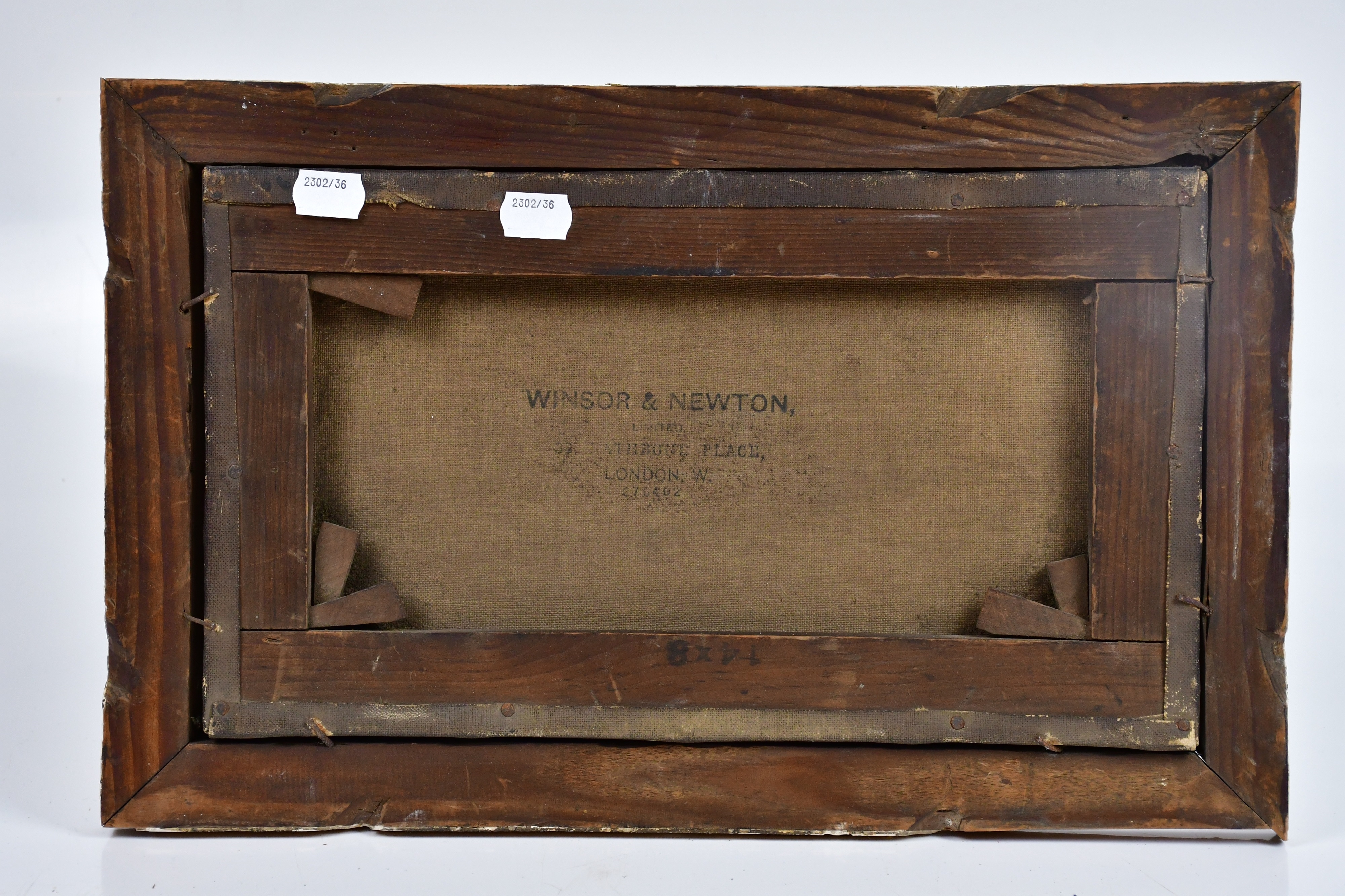 Artwork by Ernest Freeman, reclining figure on chaise longue, Made of oil on canvas