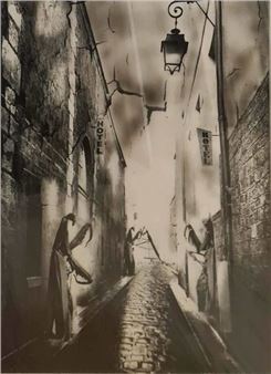 Set of two enhanced photographic prints, matted and framed - Jean-pierre Jourdan