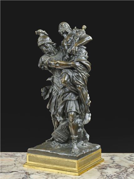 François Girardon | Groupe figural en bronze représentant Enée portant ...