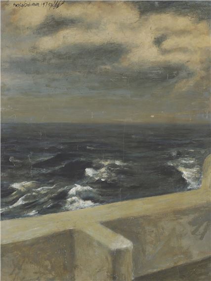 Bord de mer, 1975 by Hassan Soliman, 1975