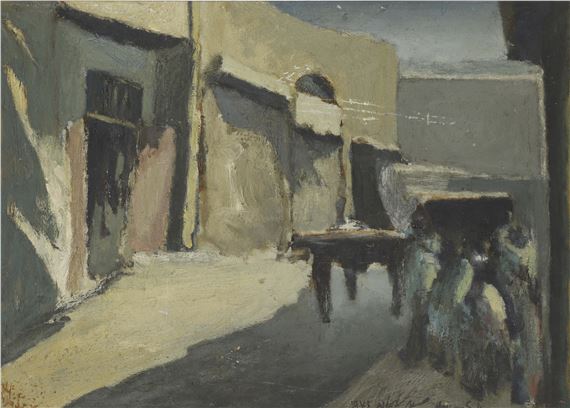 Vue d’une ruelle, 1971 by Hassan Soliman, 1971