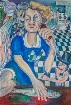 Portrait of a demented housewife - Maggie Wright