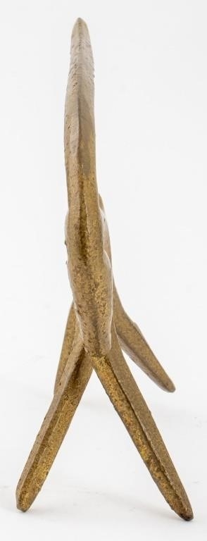 Artwork by Frederick Weinberg, Frederic Weinberg Modernist Gazelle Sculpture, Made of brass sculpture