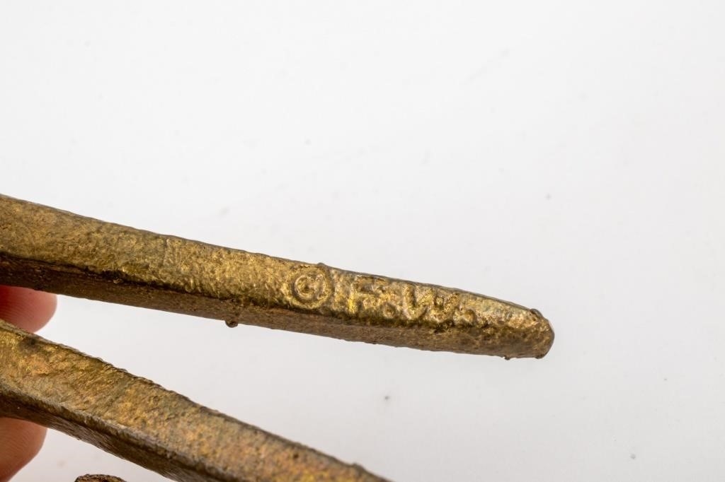 Artwork by Frederick Weinberg, Frederic Weinberg Modernist Gazelle Sculpture, Made of brass sculpture