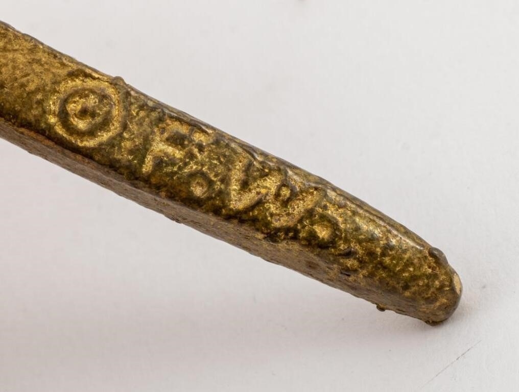 Artwork by Frederick Weinberg, Frederic Weinberg Modernist Gazelle Sculpture, Made of brass sculpture