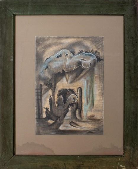 James Rutledge Surrealist Composition Mixed Media by James Rutlegde