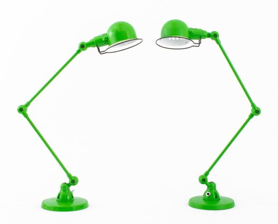Jielde SI333 Apple Green Table Lamps, 2 - Jean-Louis Domecq