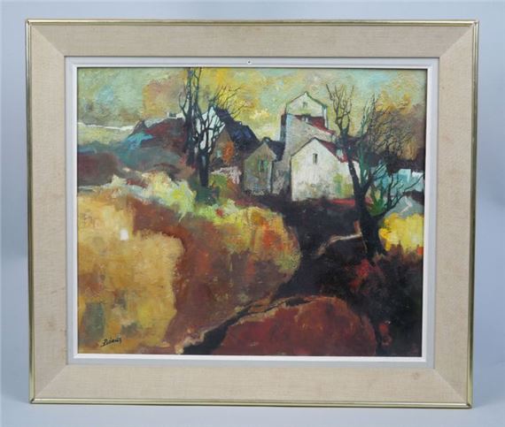 Landscape by Michel Francois Preaux