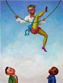 Self-taught artist Timothy Cummings's fantasy filled paintings to be exhibited at Nancy Hoffman Gallery