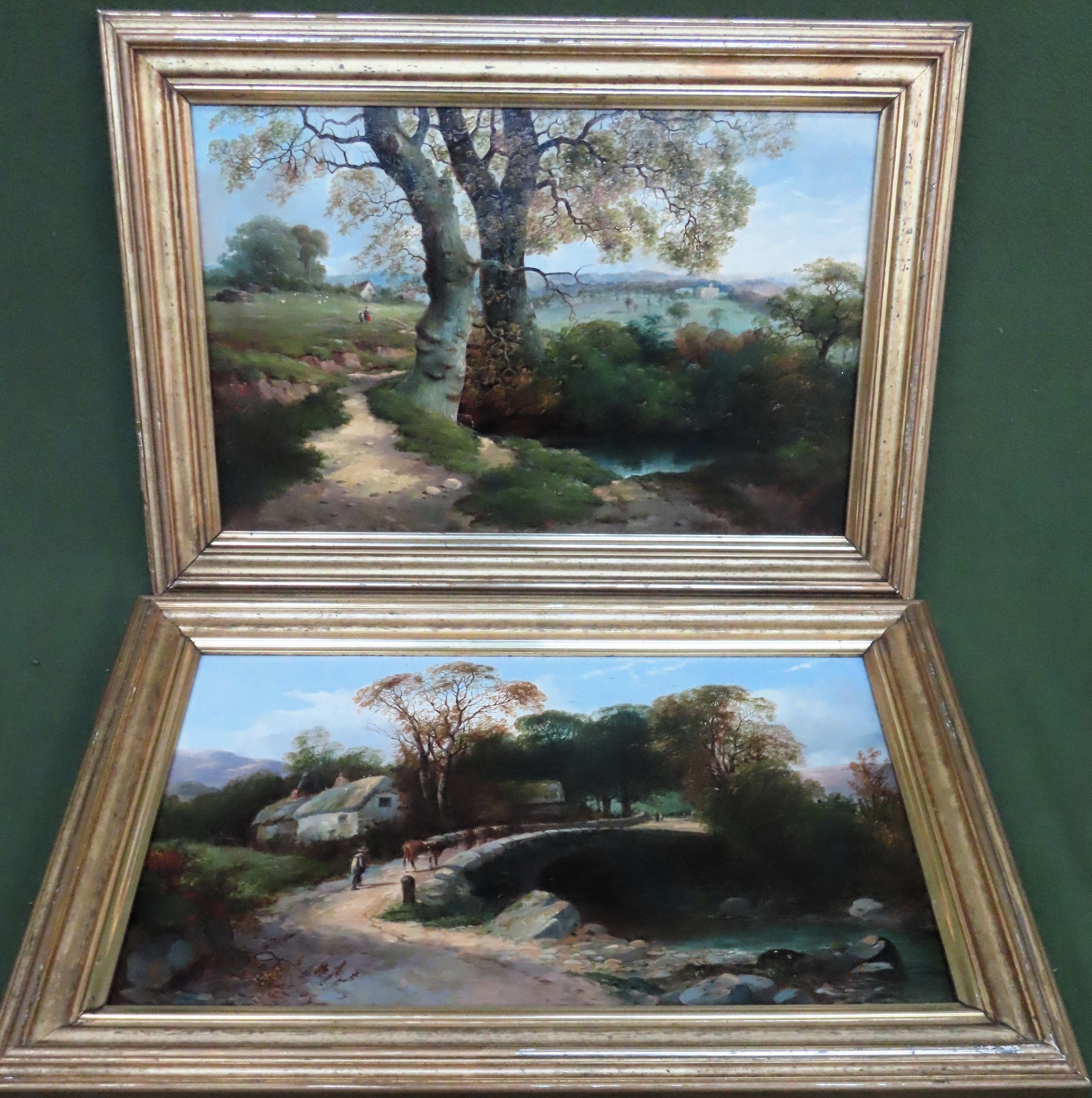 George Turner | English landscape scenes with figures (1861 - 1862 ...