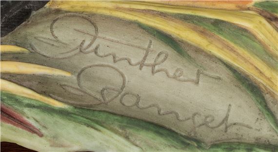 Günther Granget signature on paper, 20th century.