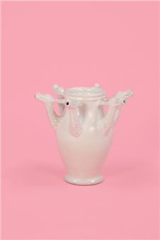 Drago bianco vase - Marzia Cerio