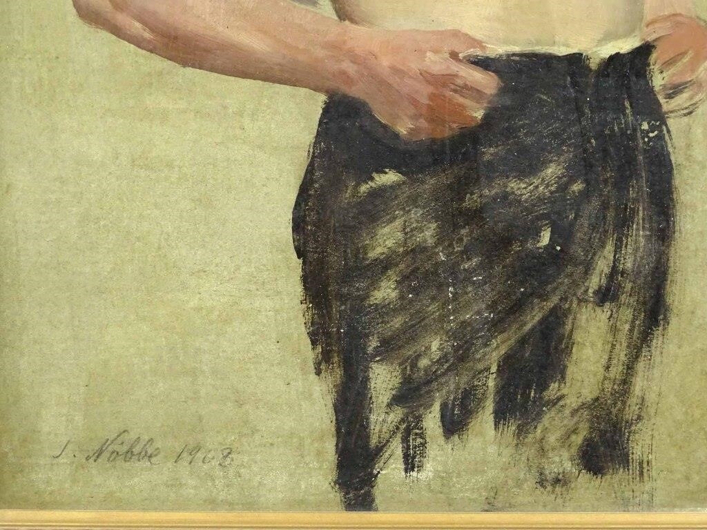 Artwork by Jacob Nöbbe, Jacob Nobbe (Denmark 1850-1919), Made of oil on board