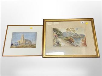 A path by a lake - Edward Warriner