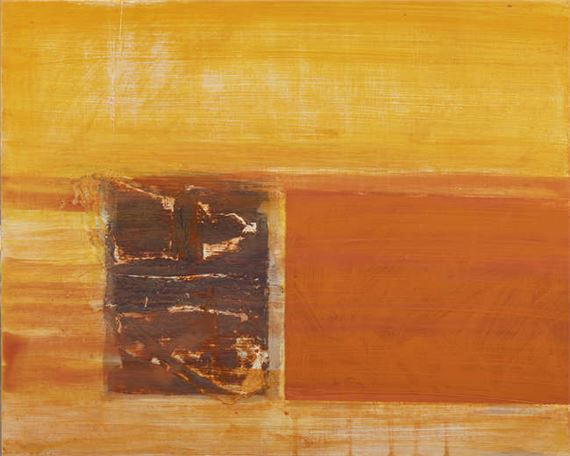 Portach,
Mixed media, collage on birch panel - Bridget Flannery