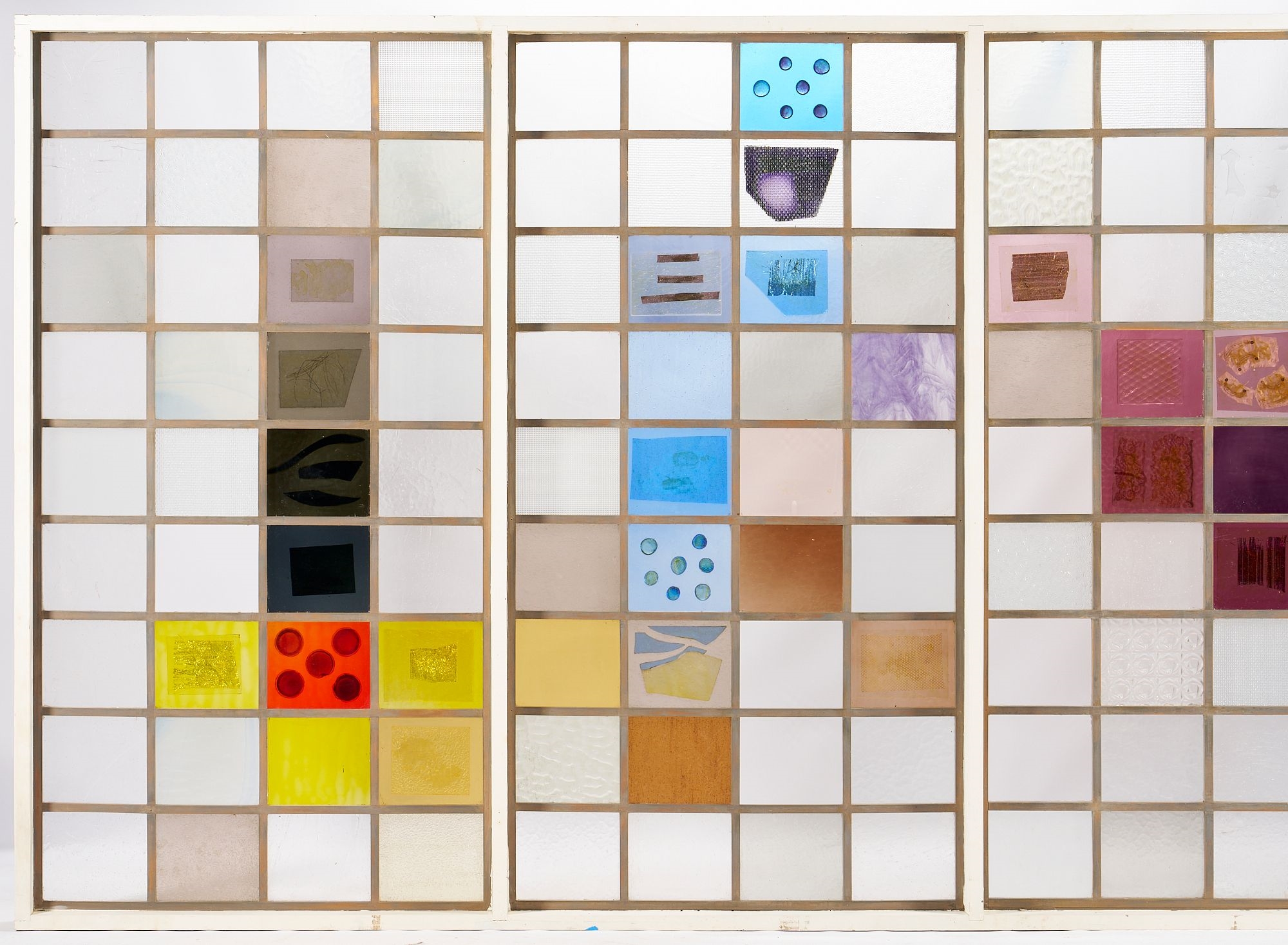Artwork by Dorothy Sturm, Dorothy Sturm Large Glass Assemblage, c. 1960, Made of glass, fabric and other