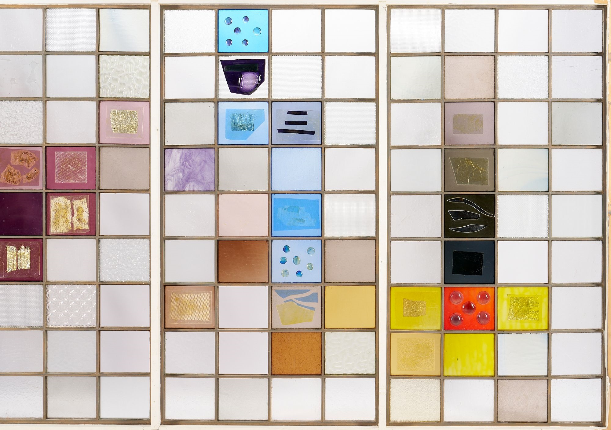 Artwork by Dorothy Sturm, Dorothy Sturm Large Glass Assemblage, c. 1960, Made of glass, fabric and other