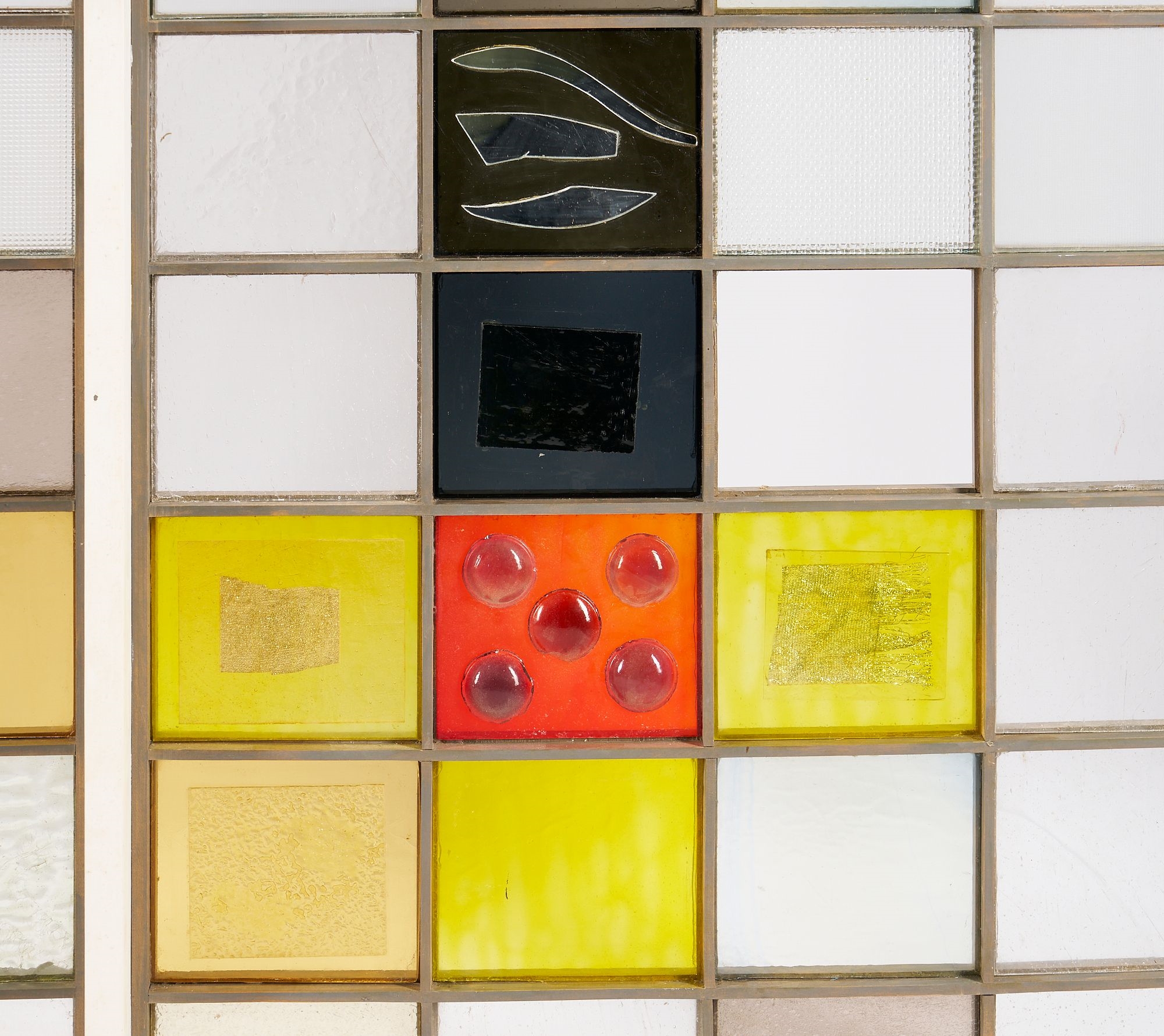 Artwork by Dorothy Sturm, Dorothy Sturm Large Glass Assemblage, c. 1960, Made of glass, fabric and other