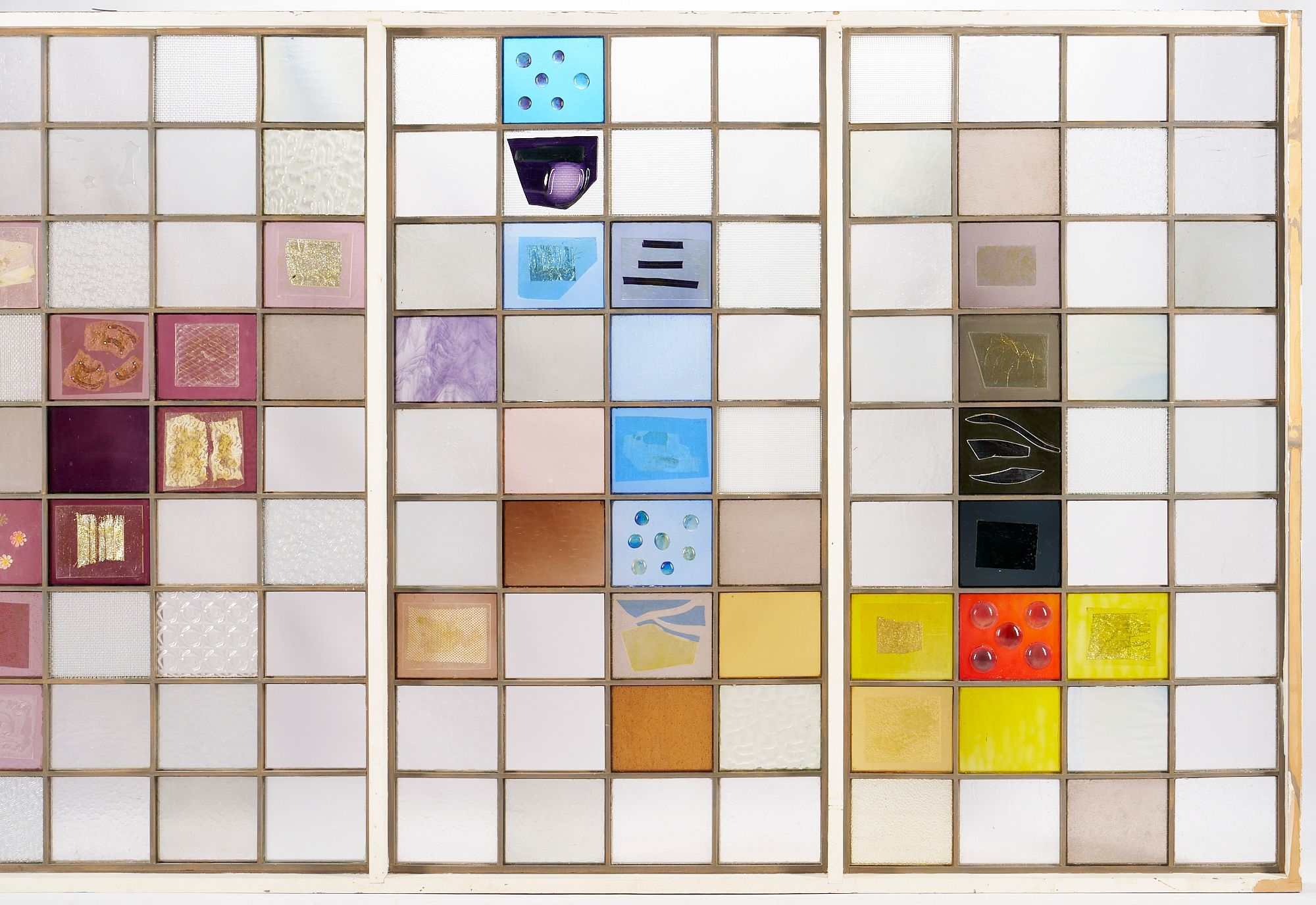 Artwork by Dorothy Sturm, Dorothy Sturm Large Glass Assemblage, c. 1960, Made of glass, fabric and other