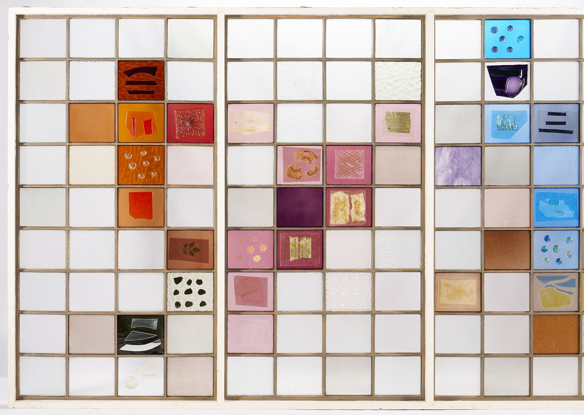 Artwork by Dorothy Sturm, Dorothy Sturm Large Glass Assemblage, c. 1960, Made of glass, fabric and other