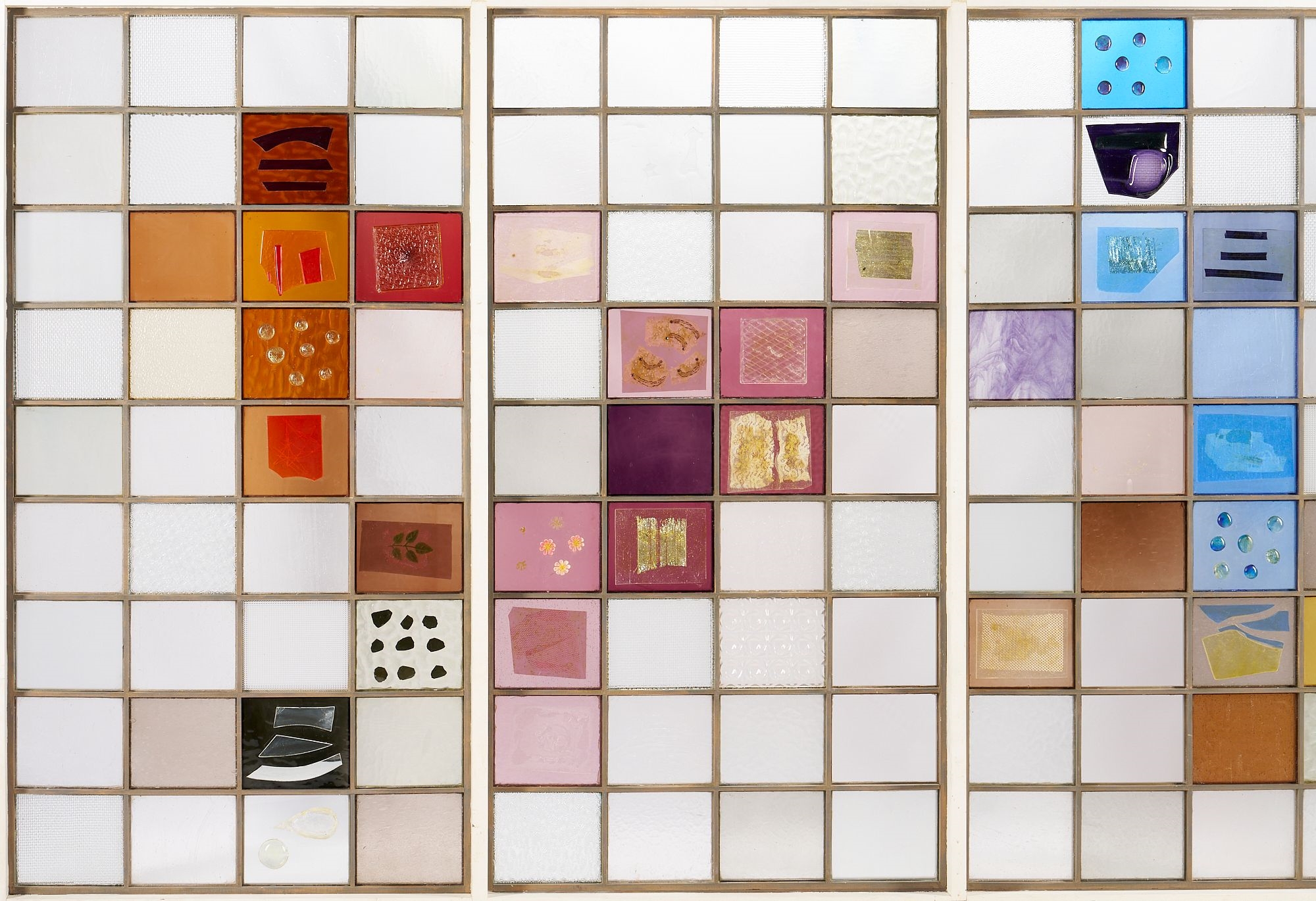 Artwork by Dorothy Sturm, Dorothy Sturm Large Glass Assemblage, c. 1960, Made of glass, fabric and other