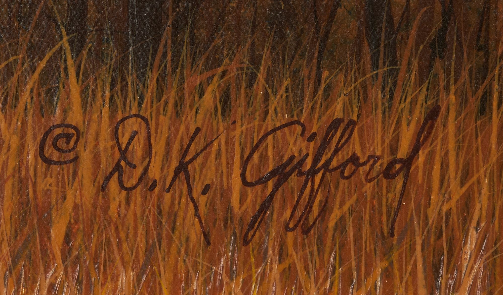 Artwork by Douglas K. Gifford, Douglas Gifford Oil Painting, Crawford's Notch Train Station, New Hampshire, Made of acrylic on canvas painting