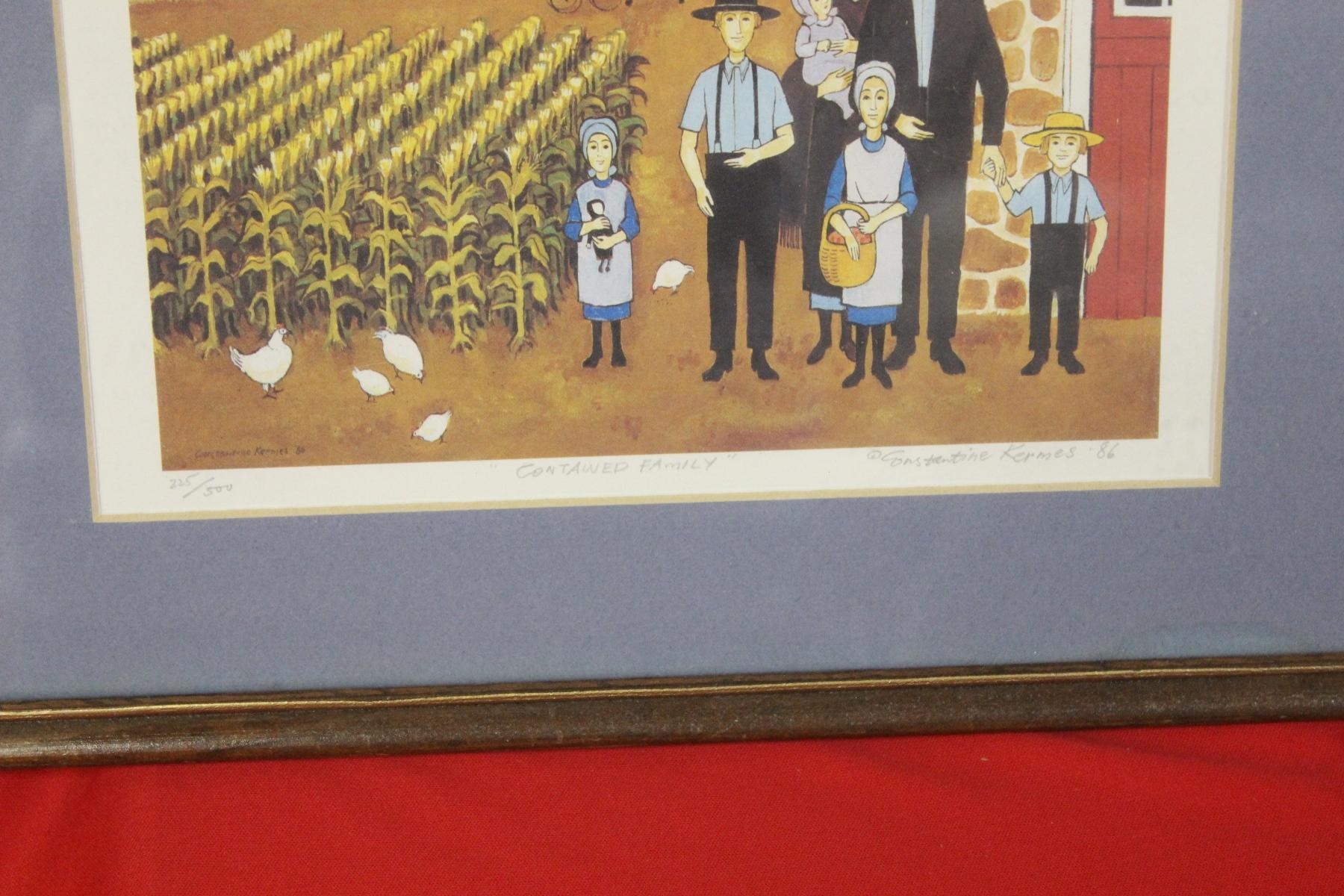 Constantine Kermes A Signed Print/Lithograph by Constantine Kermes