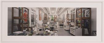 Atelier d’artiste “Jeff Koons”, - Gauthier Deblonde