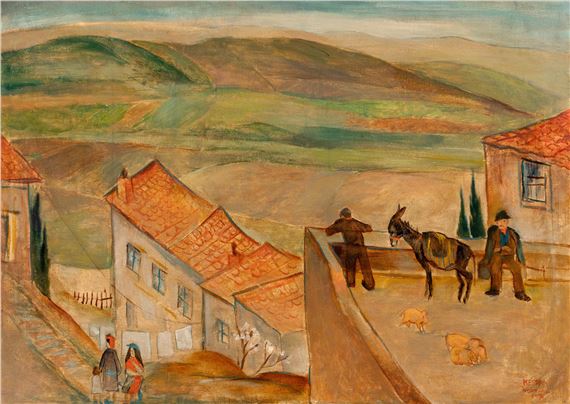 Teraszon by Andor Kern, 1934