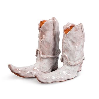 Cowboy Boot Candle Holders - Laura Welker