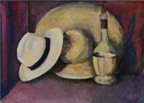 Still Life with a Hat by Joe Debono