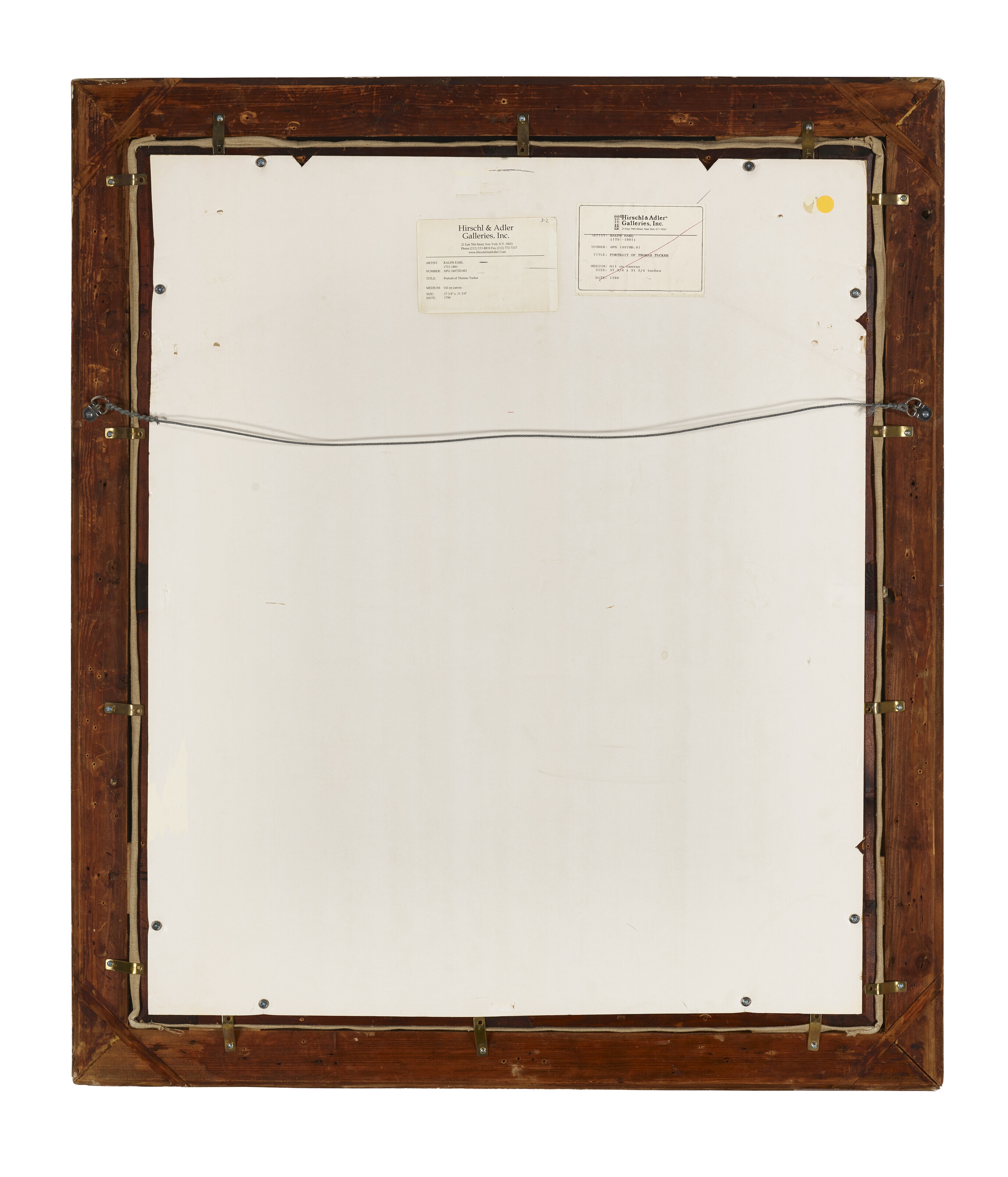 Artwork by Ralph Earl, THOMAS AND ANNA (DIBBLE) TUCKER, Made of oil on canvas